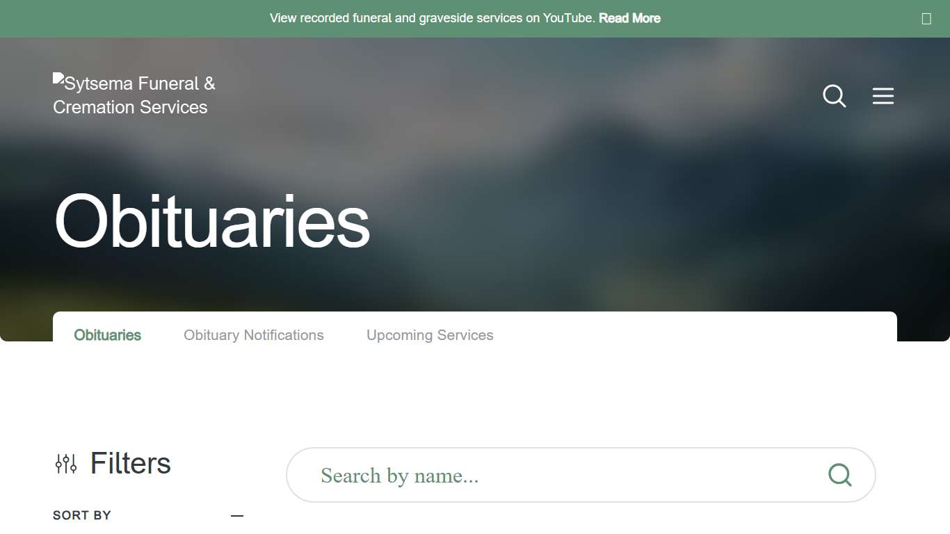 Obituaries Sytsema Funeral & Cremation Services - Norton Shores, MI